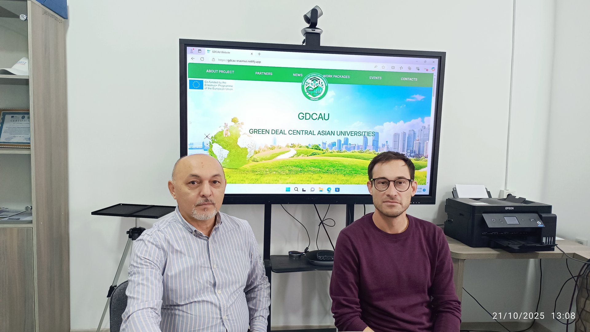 Constructor University Bremen Representative Visits Kimyo International University under the Erasmus+ Project