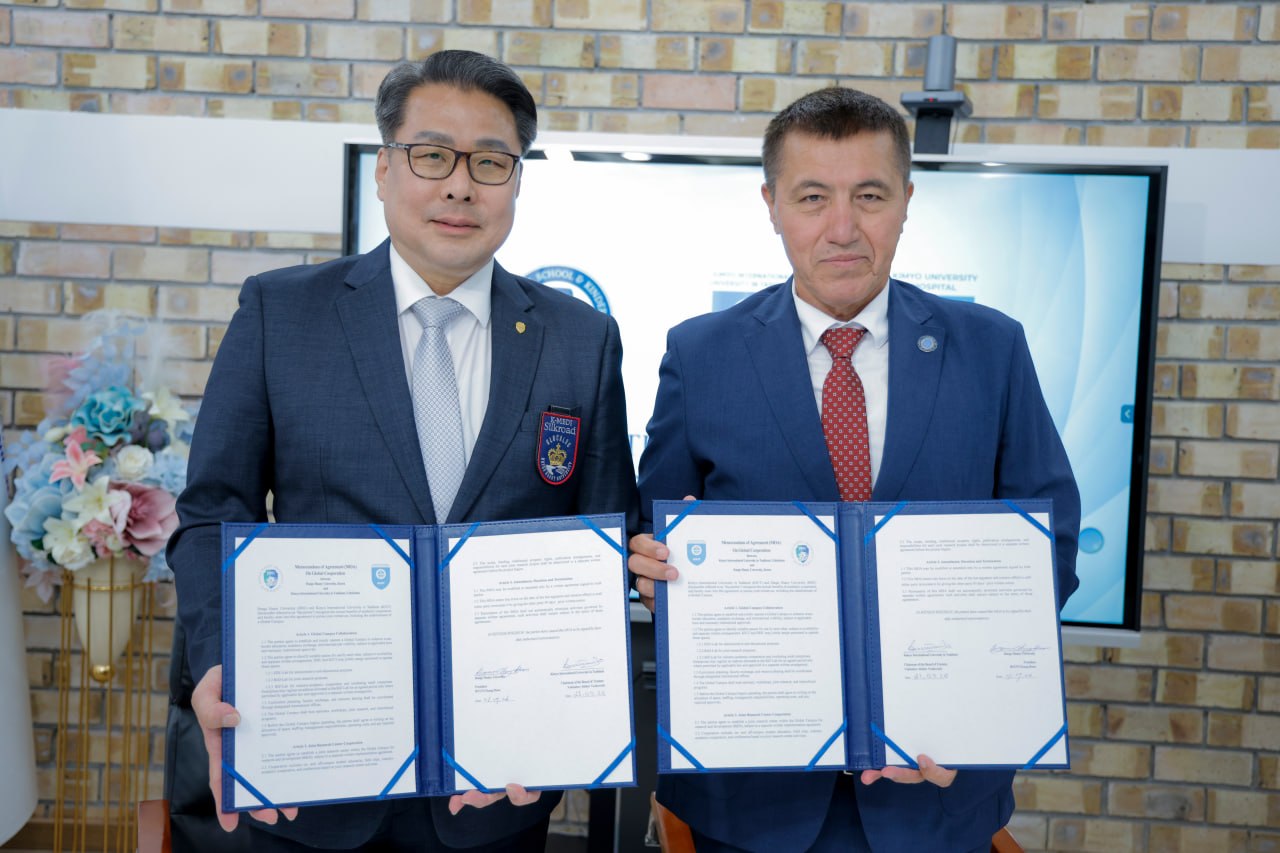 President of Daegu Haany University Visits Kimyo International University in Tashkent