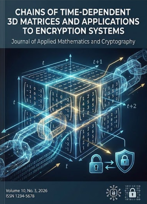 Chains of time-dependent 3D matrices and applications to encryption systems