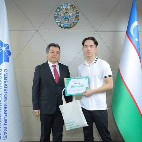 Студент Ташкентского международного университета Кимё отправится в Катар для участия в образовательном проекте «Seeds for the Future»