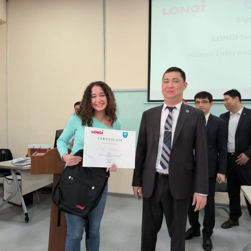 LONGi Solar Technology and Kimyo International University in Tashkent