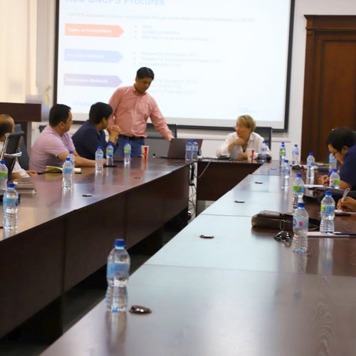 6 июня Ассоциация инженеров-консультантов Узбекистана совместно с UNOPS организовала семинар «Знакомство с глобальным рынком Организации Объединенных Наций - изучение текущих и будущих возможностей для бизнеса»