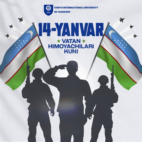 Bugungi kunda yurtimizda mustaqillik va tinchlikni taʼminlash, Vatanimiz sarhadlarini muhofaza qilish yoʻlida fidokorona xizmat qilayotgan barcha milliy armiyamiz vakillarini tabriklaymiz