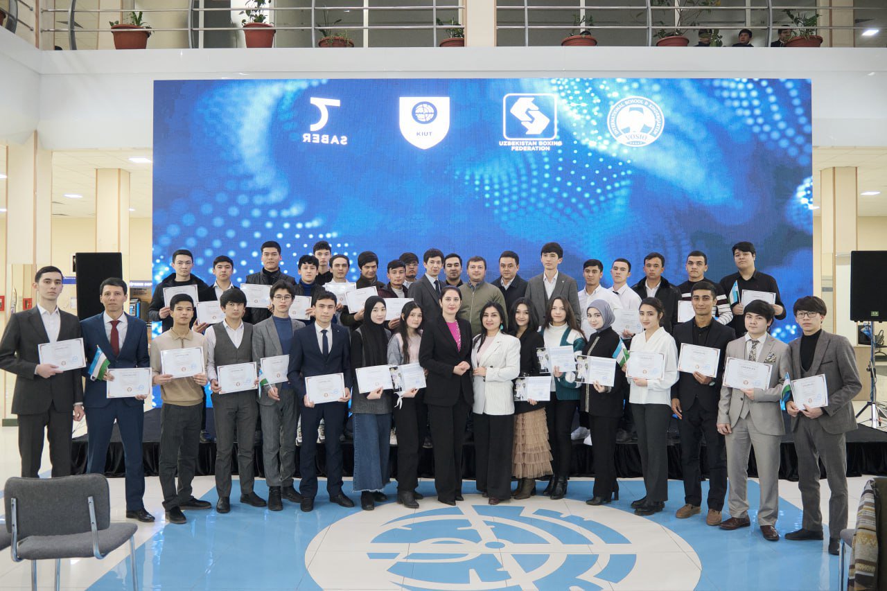 35 students who entered Kimyo International University in Tashkent in the 2022/23 academic year with high scores were awarded state scholarships