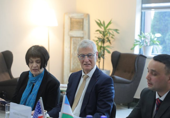 A meeting with representatives of the French Higher Institute of Psychomotor Rehabilitation (ISRP) was held at Kimyo International University in Tashkent