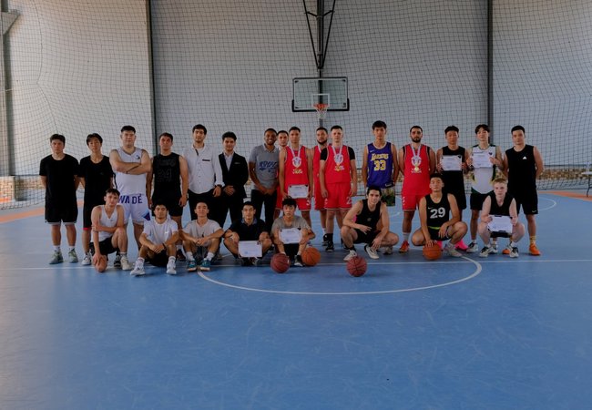 Basketball tournament was organized by American students currently studying at KIUT
