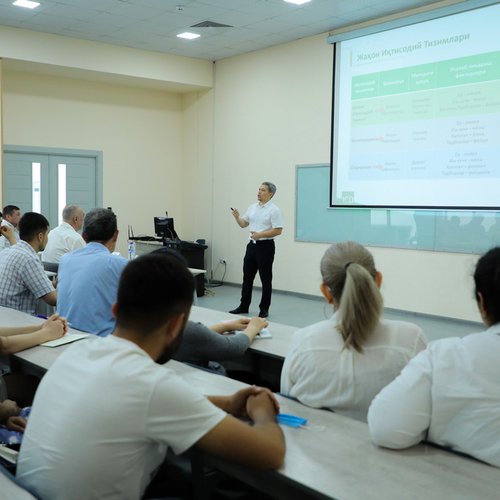 On May 25, 2021 a seminar on Islamic finance was held at the Yeoju Technical Institute in Tashkent by Nizamiddinov Muzaffarjon