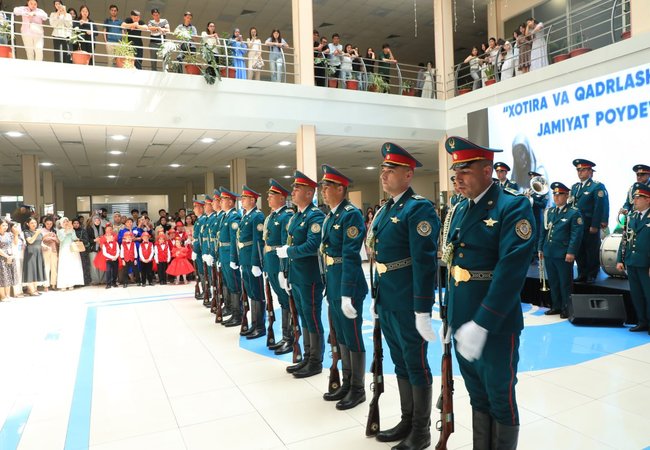 В Kimyo International University in Tashkent состоялось духовно-просветительское мероприятие на тему «Память и уважение — основа инклюзивного общества!», организованное по инициативе командования Караульных войск Министерства внутренних дел Республики Узб