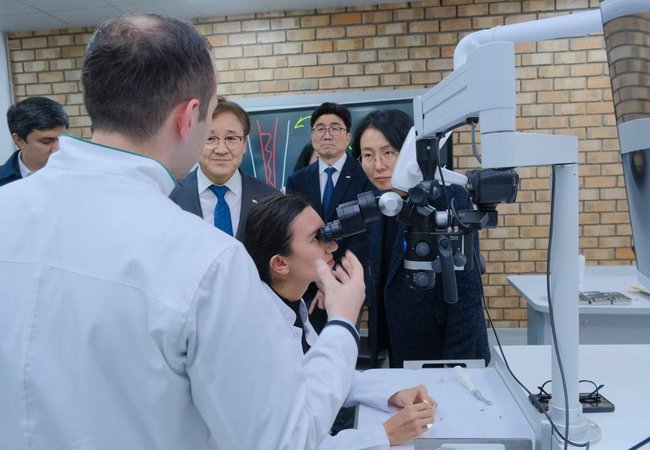 An internship opportunity in South Korea has been opened for Medical students of Kimyo International University in Tashkent.