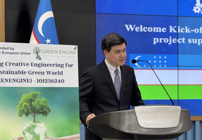 GreenEngine Project Kick-off Meeting Held in Tashken