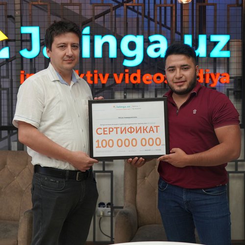 A GRANT OF 100 MILLION WAS AWARDED TO USE THE INTERACTIVE VIDEO STUDIO JALINGA