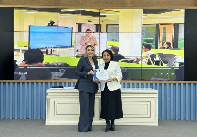 Профессор кафедры «Финансы», доктор экономических наук Хамидова Фаридахон Абдулкарим кизи приняла участие в международном тренинге в рамках проекта Всемирного банка MUNIS и стала обладателем международного сертификата PMI PMBOK.