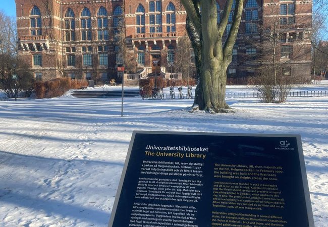 Our researchers are conducting international scientific research at the prestigious Lund University (Sweden)