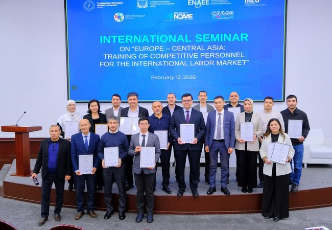 Ўзбекистон Республикаси Олий таълим, фан ва инновациялар вазирлиги кўмагида ENAEE, CAF, CAAAE ҳамда Тошкент шаҳар муҳандислик таълими ассоциацияси ҳамкорлигида