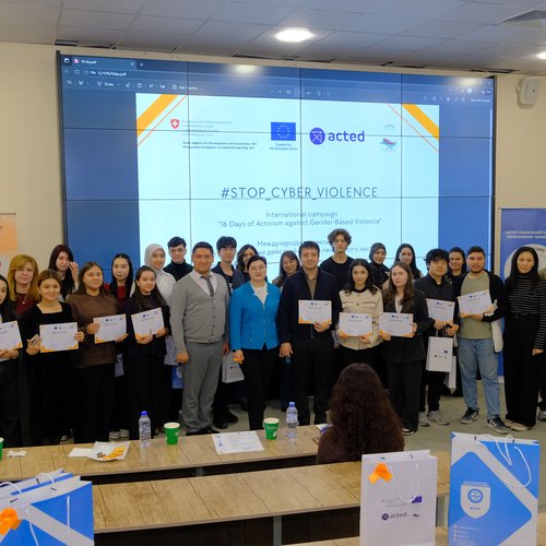 Toshkent Kimyo xalqaro universitetida «EQUALITY: O‘zbekistonda ayollarning huquq va imkoniyatlarini kengaytirish hamda fuqarolik jamiyatini mustahkamlash» loyihasi doirasida tashkil etilgan qisqa videoroliklar tanlovi yakunlari bo‘yicha taqdirlash marosi