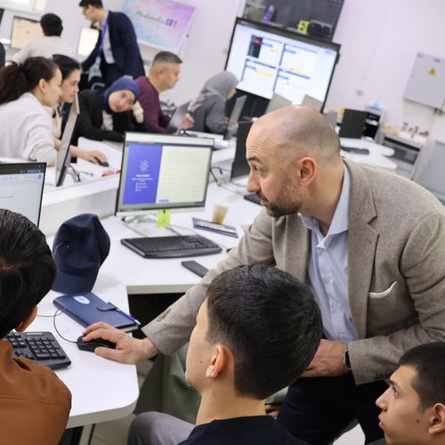 On April 15, 2026, an SAP session was held at Kimyo International University in Tashkent