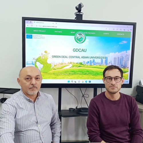 Erasmus+ loyihasi doirasida Constructor University Bremen vakili Kimyo xalqaro universitetiga tashrif buyurdi