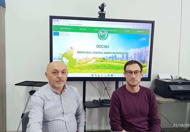 Constructor University Bremen Representative Visits Kimyo International University under the Erasmus+ Project