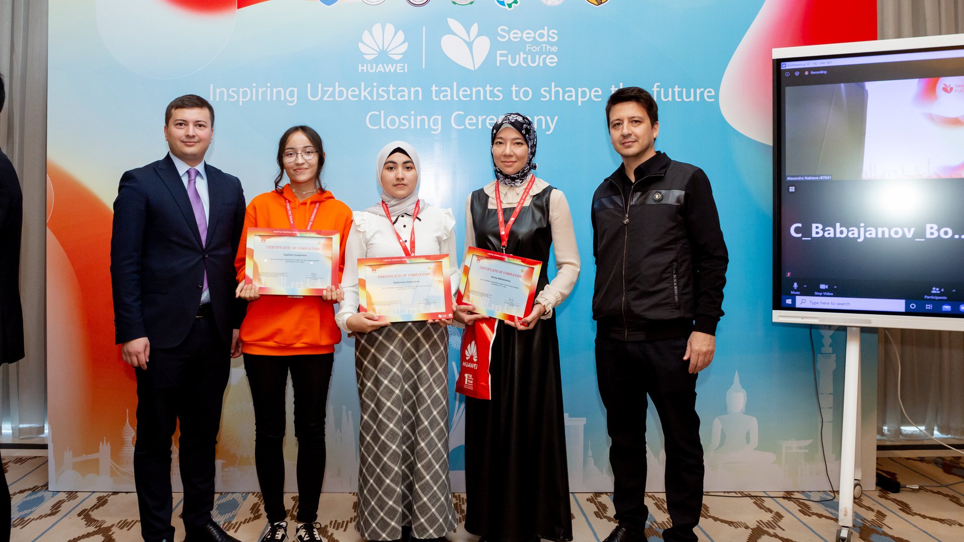 Closing ceremony of educational project Huawei "Seeds for the Future 2022" was held in Tashkent