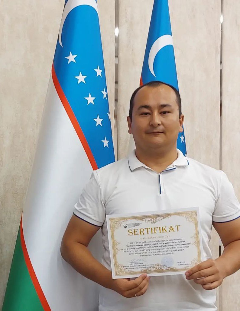 The head of the Tourism Department became the winner of a scholarship