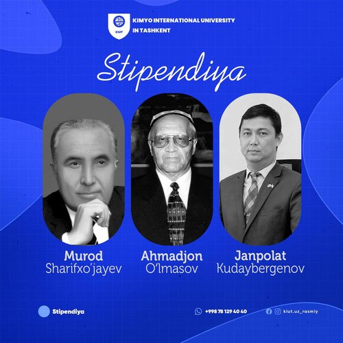Тошкент Кимё халкаро университетида номли стипендияларга хужжатлар кабул килиш жараёни бошланди