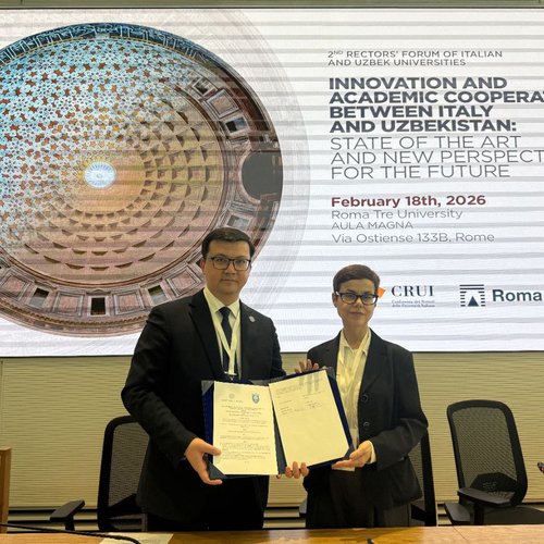 В рамках Второго форума ректоров Узбекистана и Италии, проходящего в Риме, делегация Ташкентского международного университета «Kimyo» во главе с ректором, профессором Акмалом Балтаевичем Аллакуллиевым, провела ряд важных и перспективных встреч.