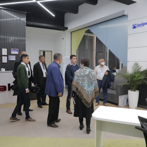 Members of the expert group KazSEE - Kazakhstan Society for Engineering Education visited the partner companies of the institute